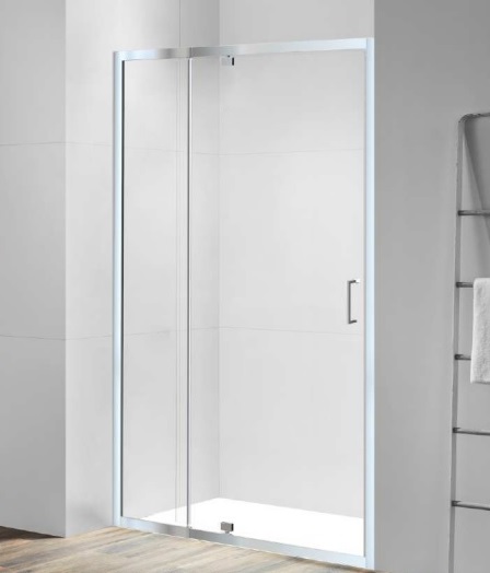 SEMI-FRAMELESS SHOWER ENCLOSURE: Glass Thickness 6mm Height 1900mm